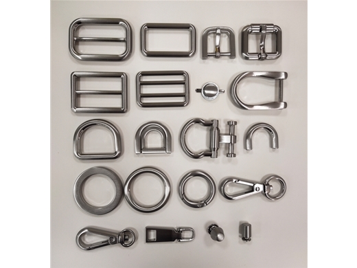 PVD Brushed Silver-Zinc Alloy