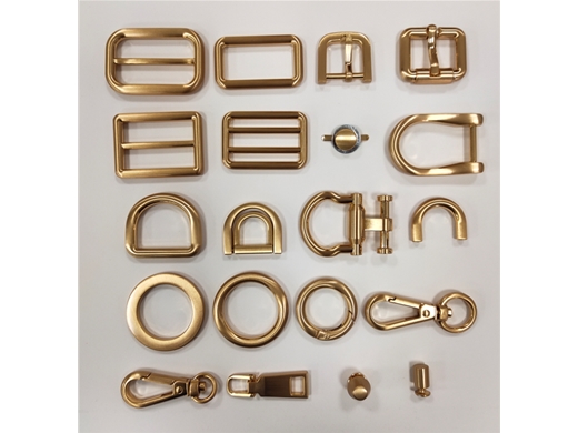 PVD Brushed Gold-Zinc Alloy