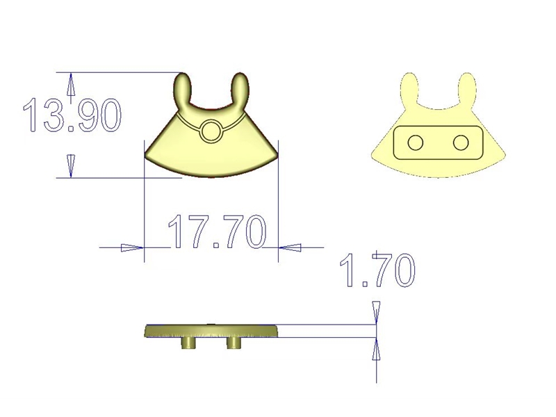 Metal Plate 17mm