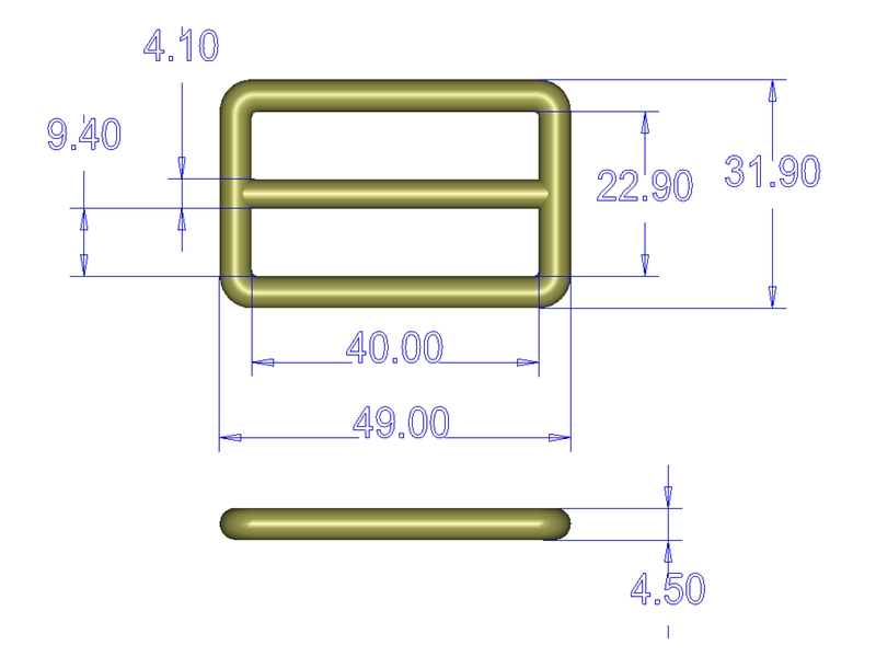 40mm Round Adjuster