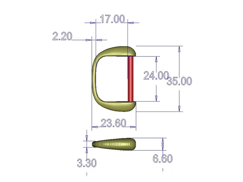 24mm D-Ring with screw