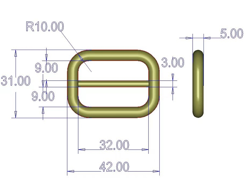 32mm Adjuster Round Cornor