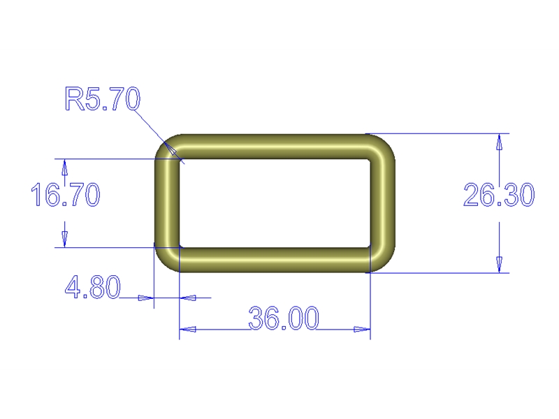 36mm Round Frame