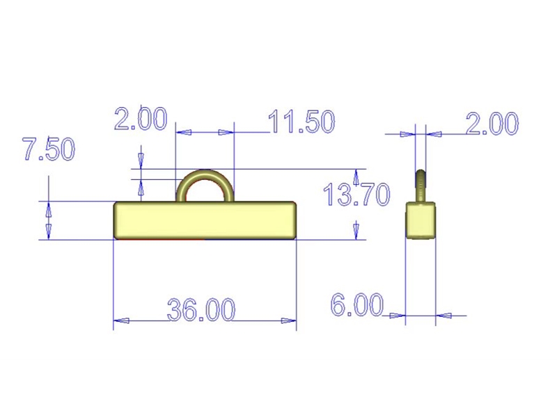 36mm Side Fitting