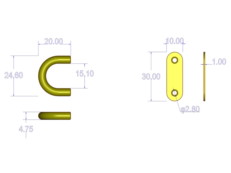 15mm Bridge round