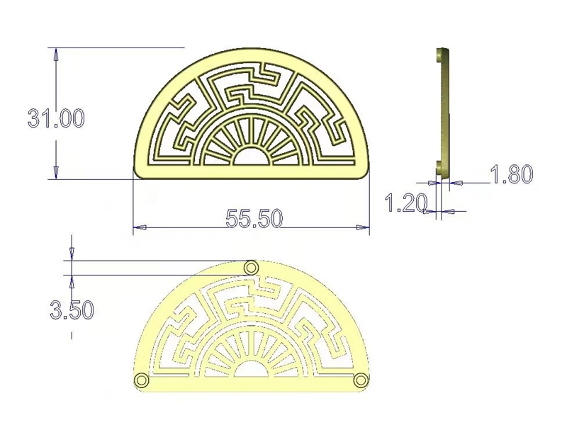 55mm Logo Plate
